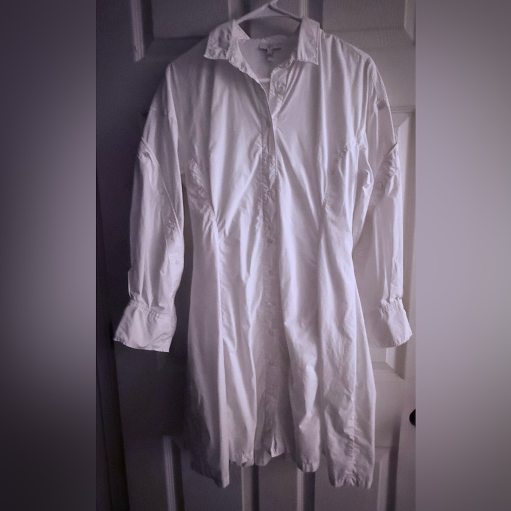 Joie Casual White Midi Dress